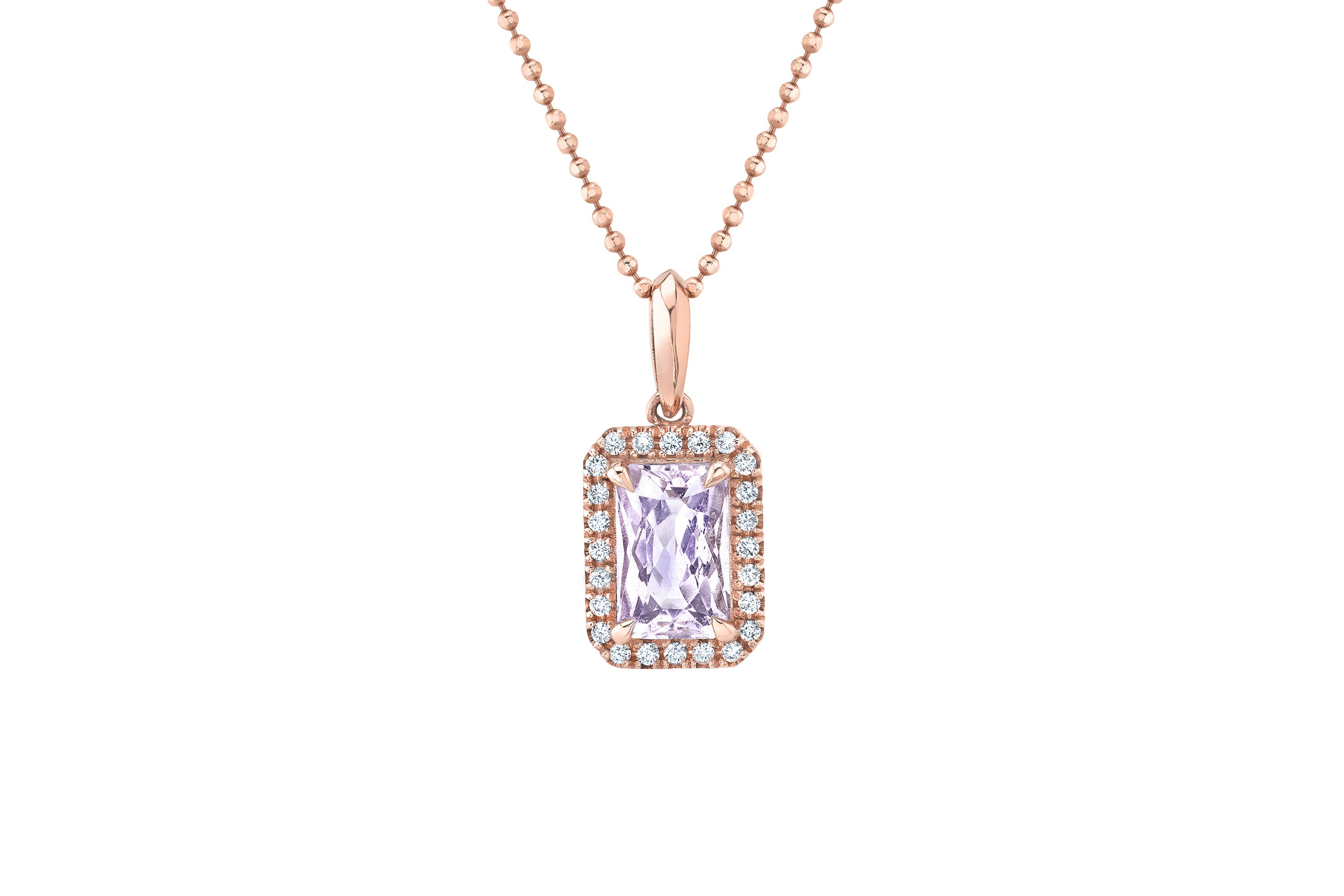 Calliope Amulet - Morganite