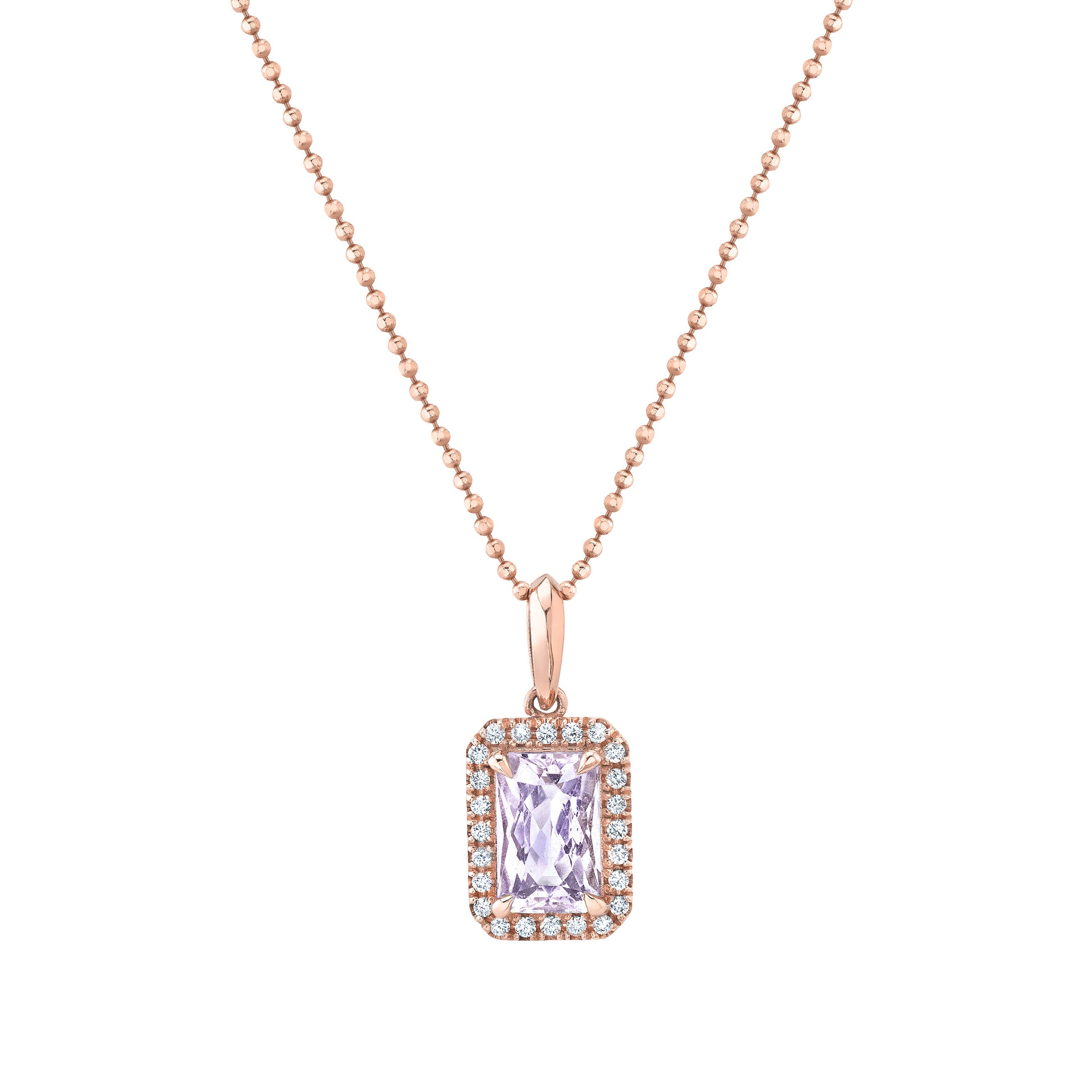 Calliope Amulet - Morganite