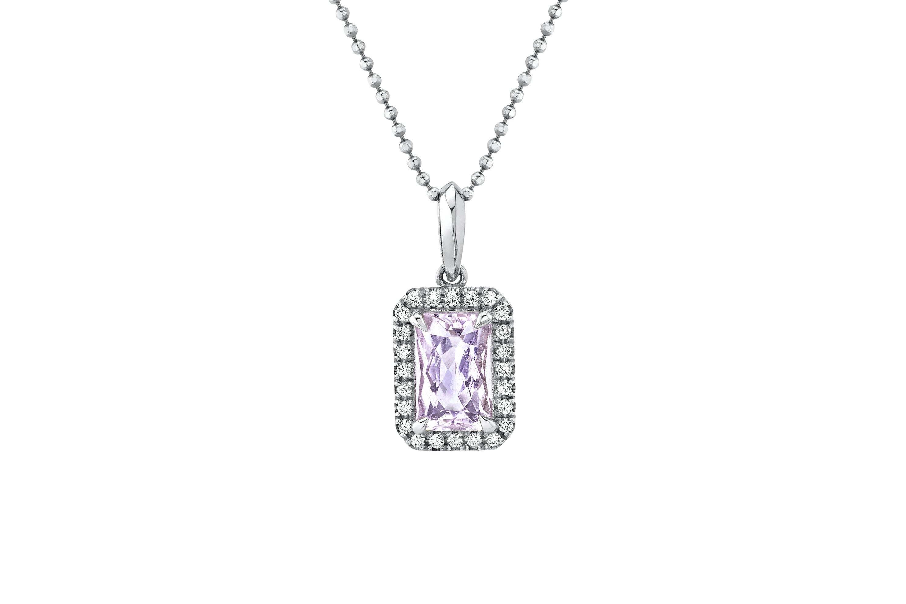 Calliope Amulet - Morganite