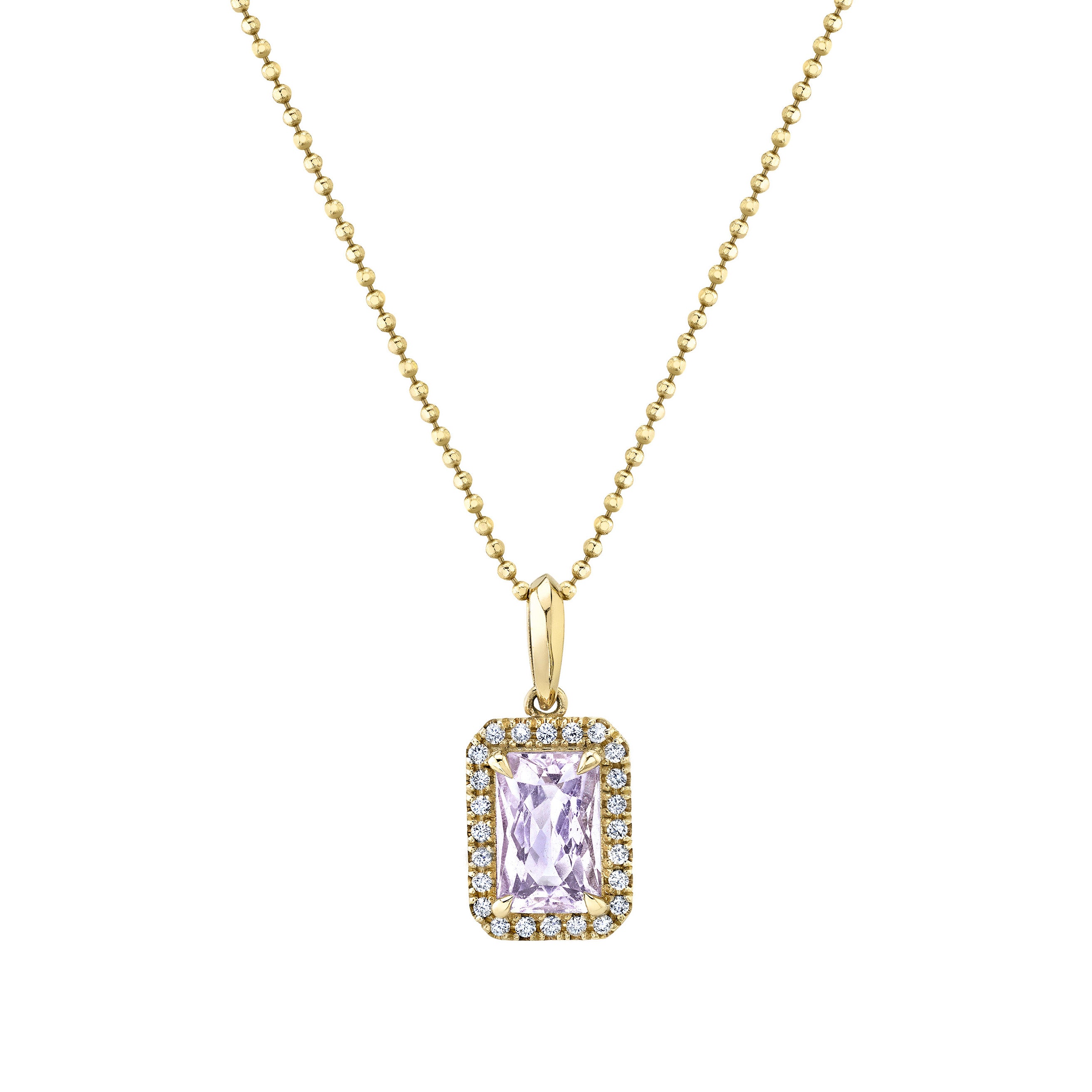 Calliope Amulet - Morganite