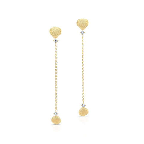 Naia Shell Drop Earrings Carter Eve Jewelry 