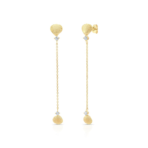 Naia Shell Drop Earrings Carter Eve Jewelry 