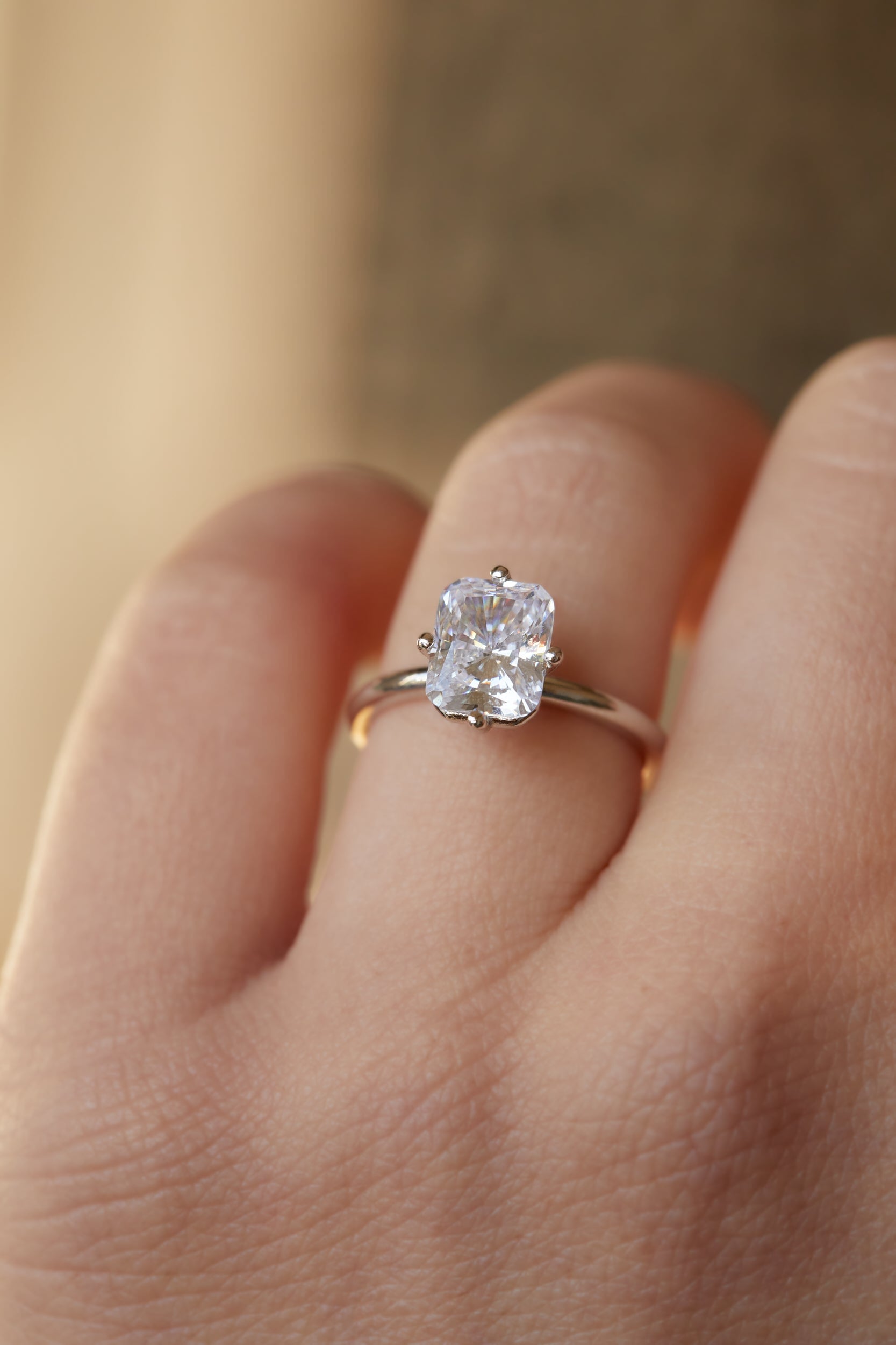 Noa Solitaire Engagement Ring bridal Carter Eve Jewelry 