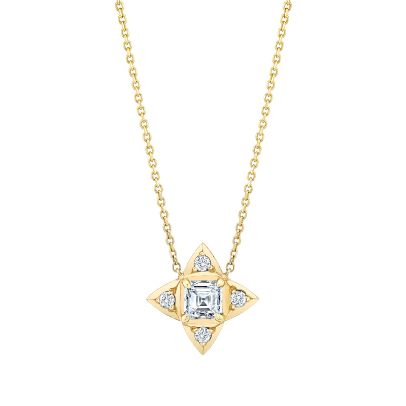 North Star Pendant with Diamonds Necklaces Carter Eve Jewelry 