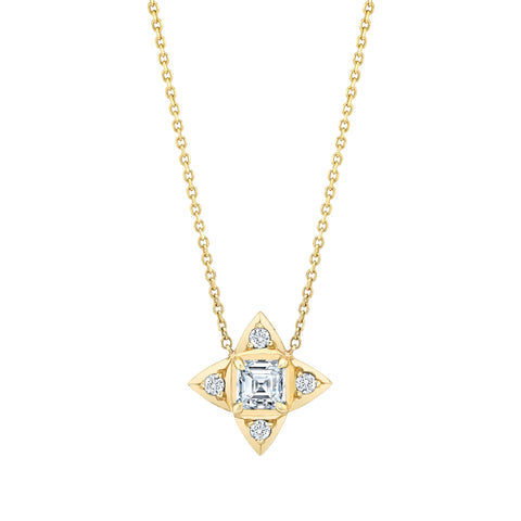 North Star Pendant with Diamonds Necklaces Carter Eve Jewelry 