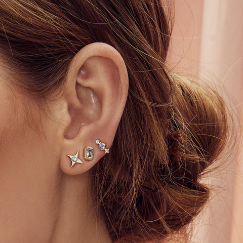 North Star Studs Earrings Carter Eve Jewelry 