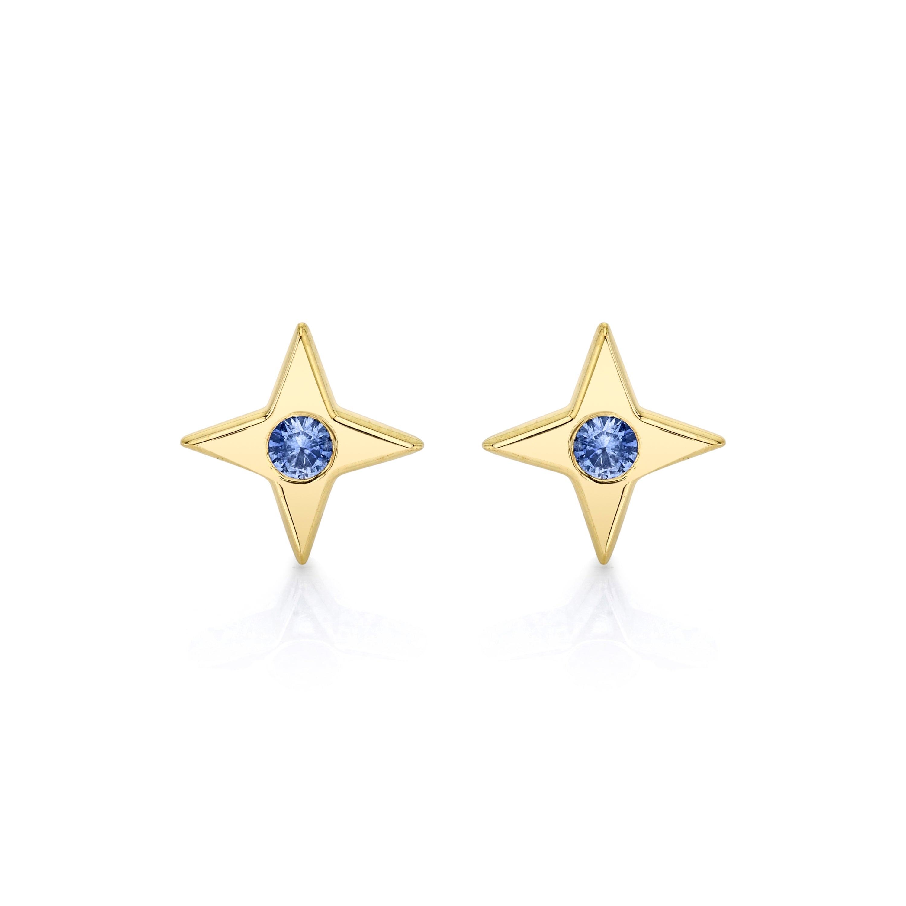 North Star Studs Earrings Carter Eve Jewelry 