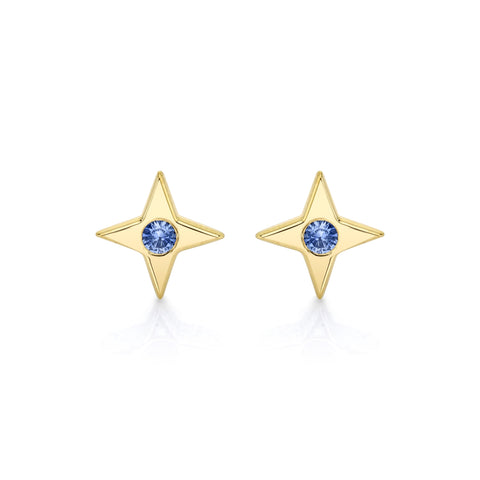 North Star Studs Earrings Carter Eve Jewelry 