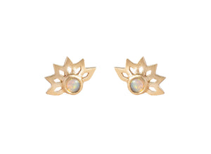 Opal Sunstar Studs Earrings Carter Eve Jewelry 