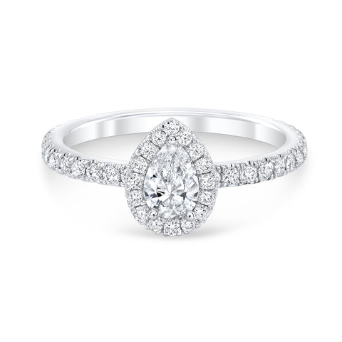 Paloma Halo Engagement Ring engagement ring Carter Eve Jewelry 