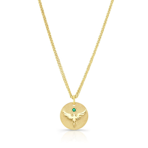 Phoenix Rising Medallion Necklaces Carter Eve Jewelry 