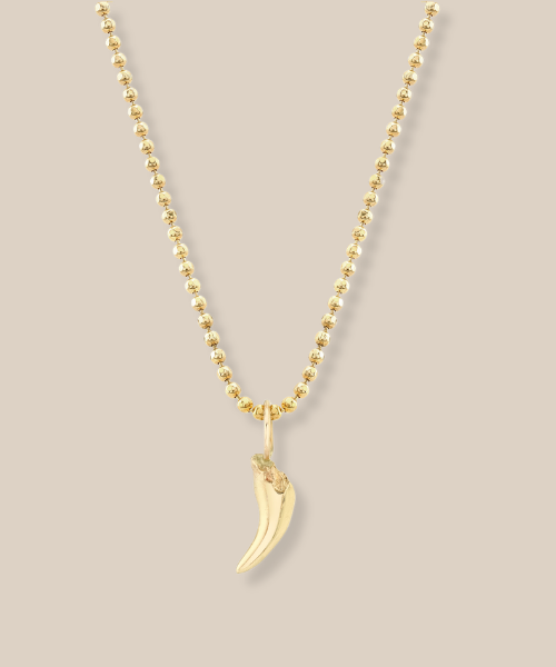 Our Viral Custom Puppy Tooth + Cat Tooth Nacklaces