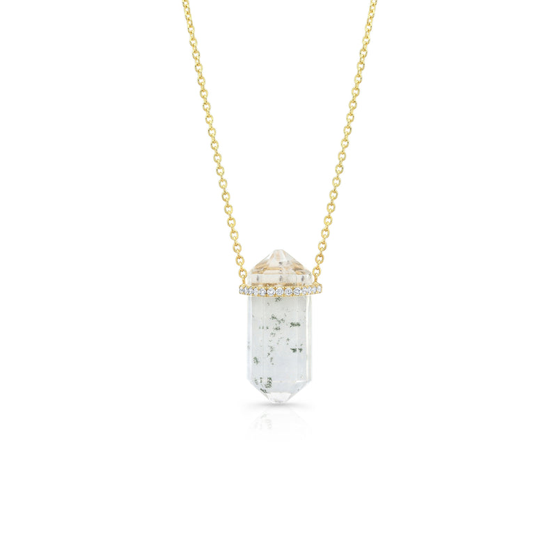 Quartz Crystal Pendant Necklaces Carter Eve Jewelry 