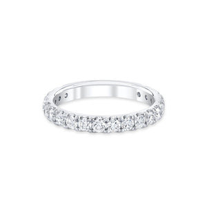Round Pavé Diamond Eternity Band Eternity Band Carter Eve Jewelry 