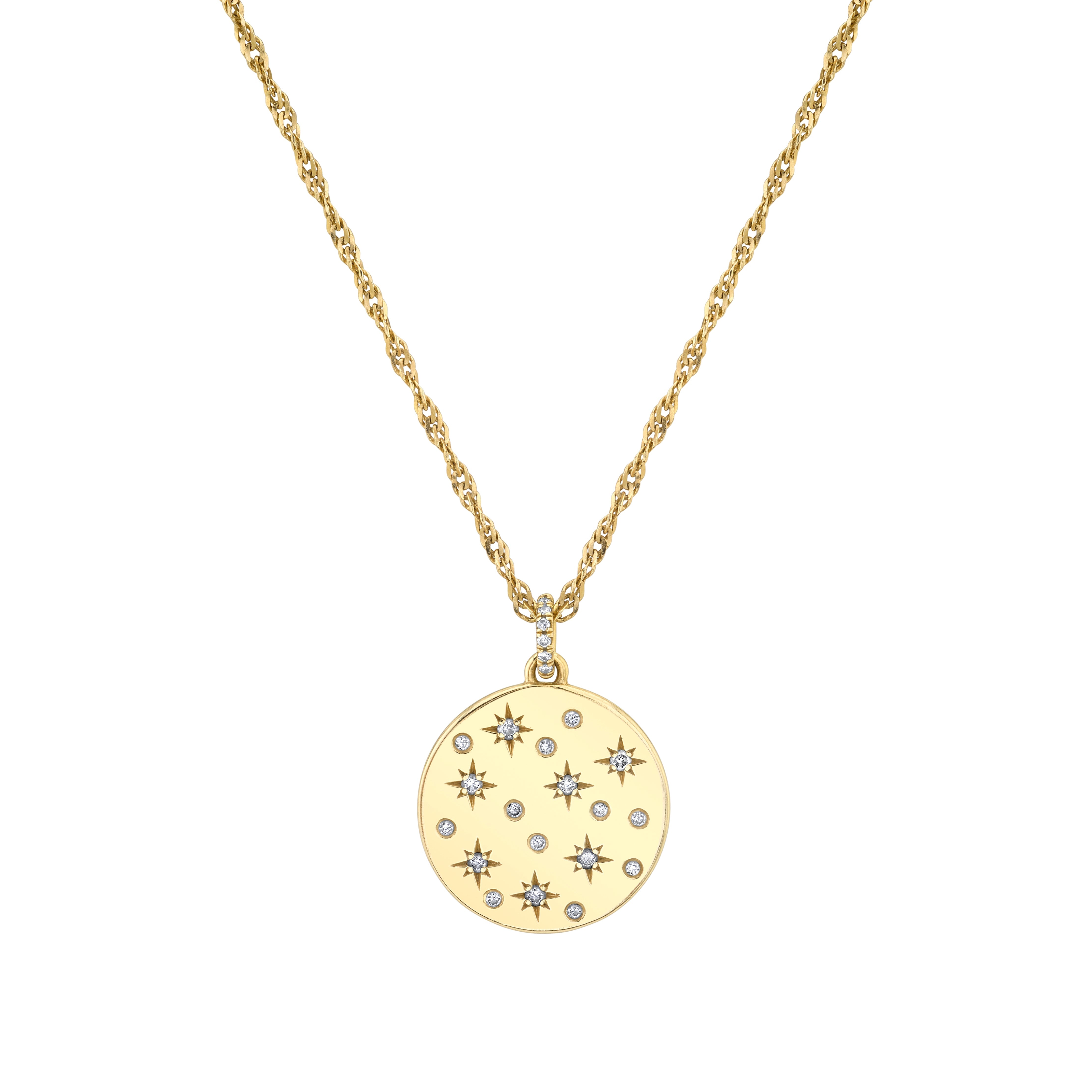 Starry Night Medallion Necklaces Carter Eve Jewelry 