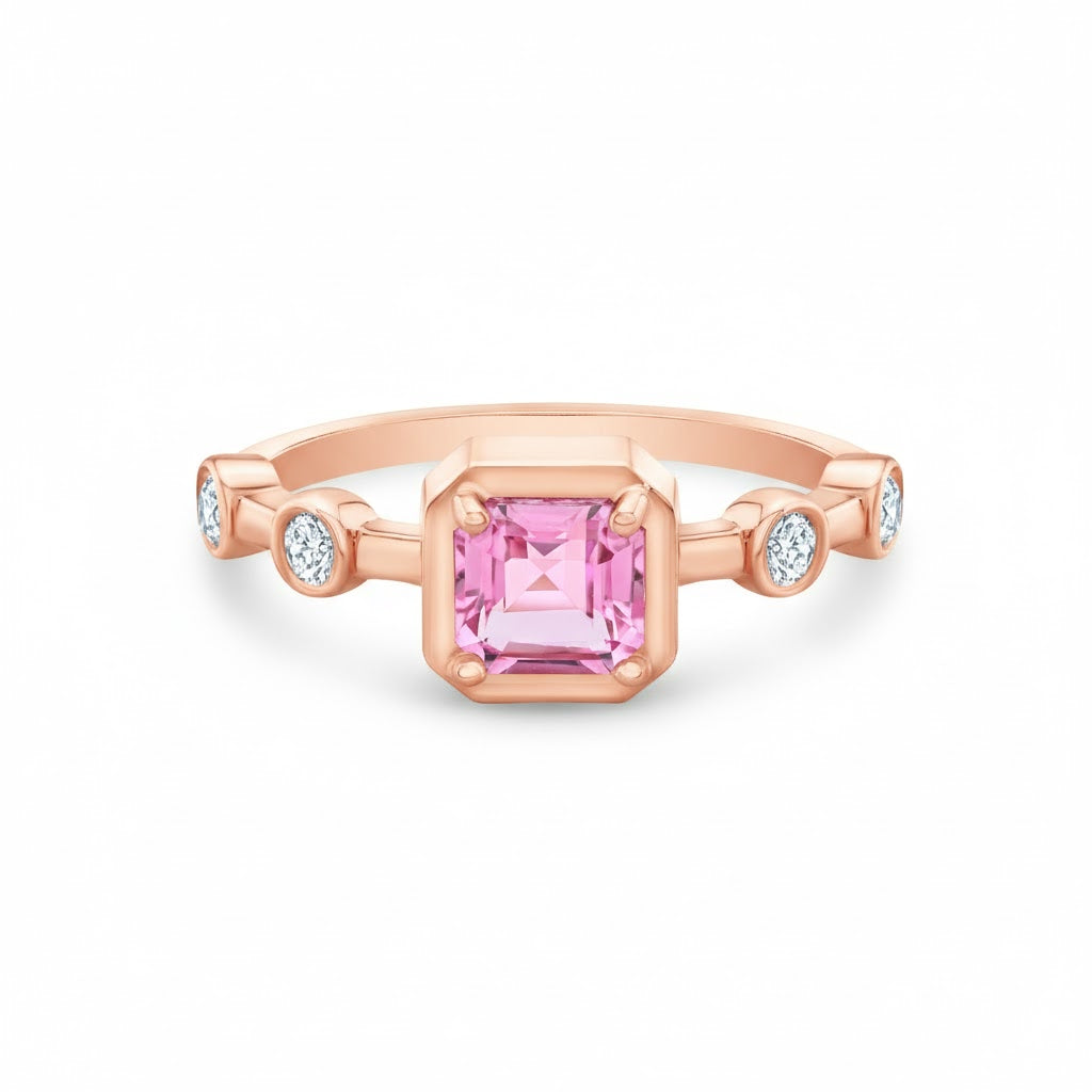 Flora Ring - Pink Sapphire