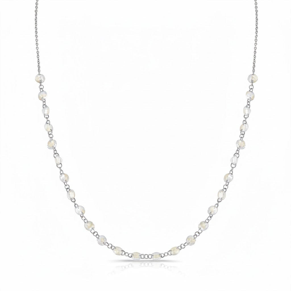 Dew Drop Moonstone Choker