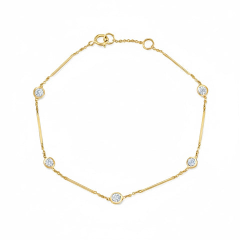 Diamond Bar Bracelet