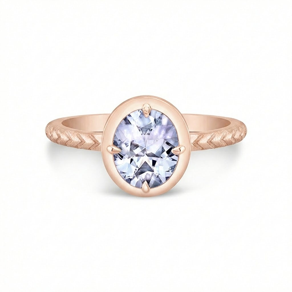 Nyx Ring w/ Lavender Sapphire