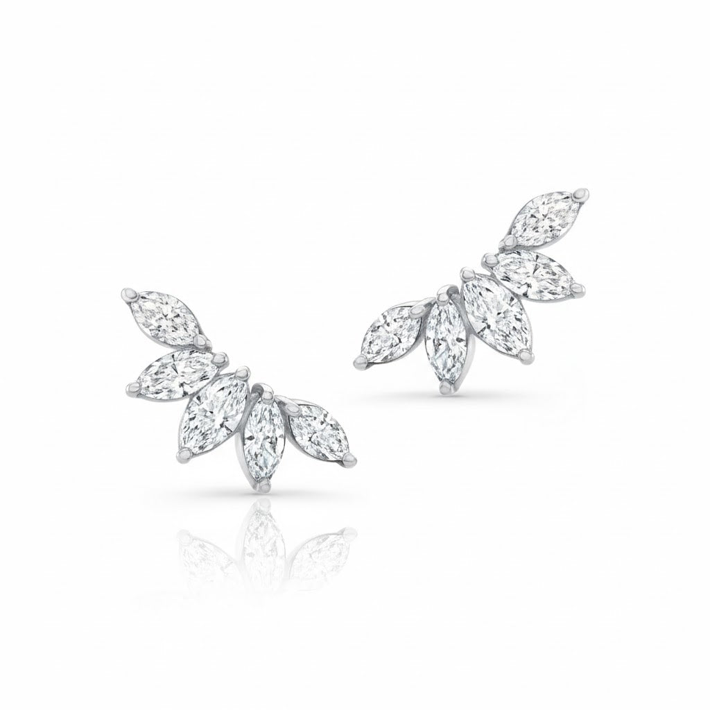 Elodie Diamond Ear Climbers