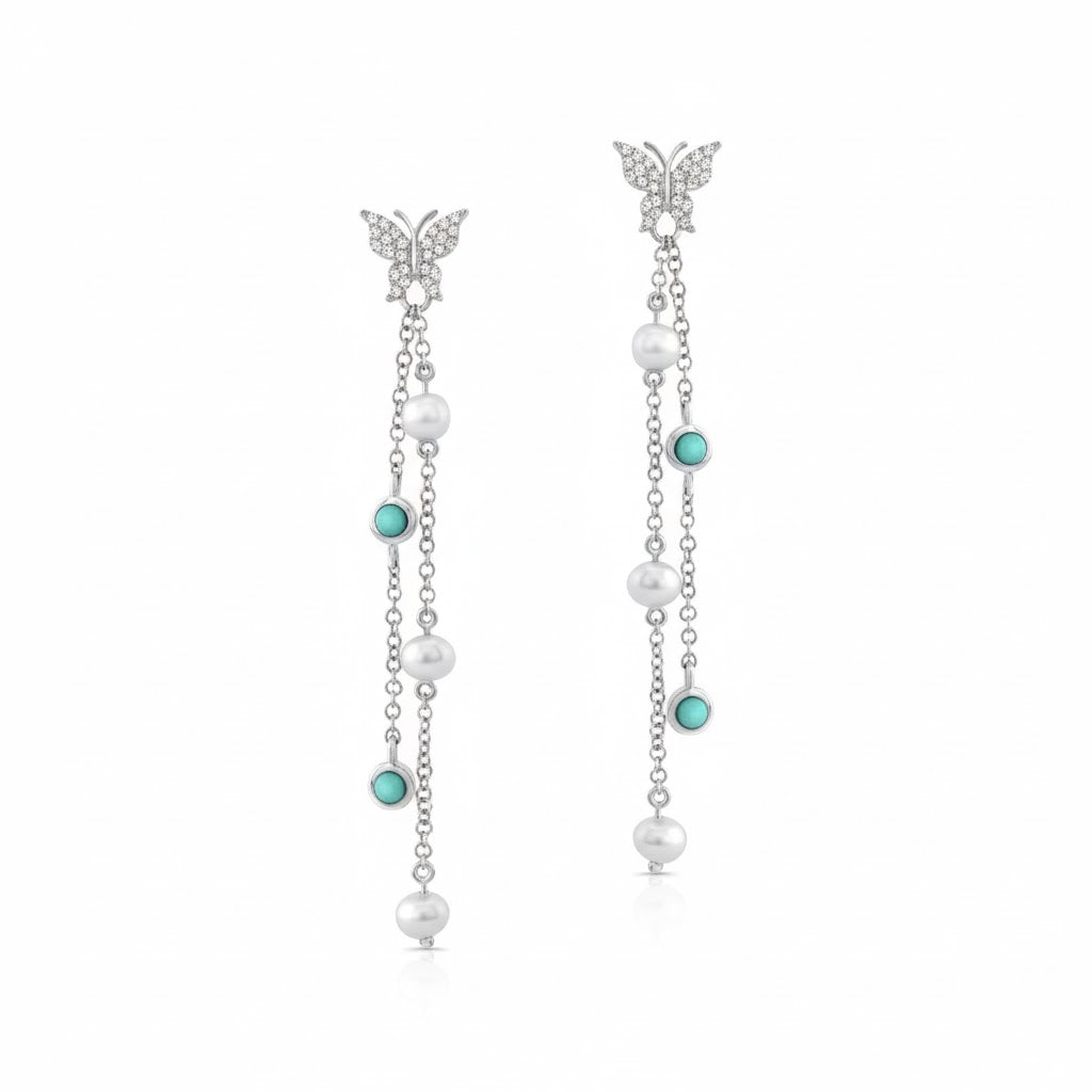 Butterfly Drop Earrings