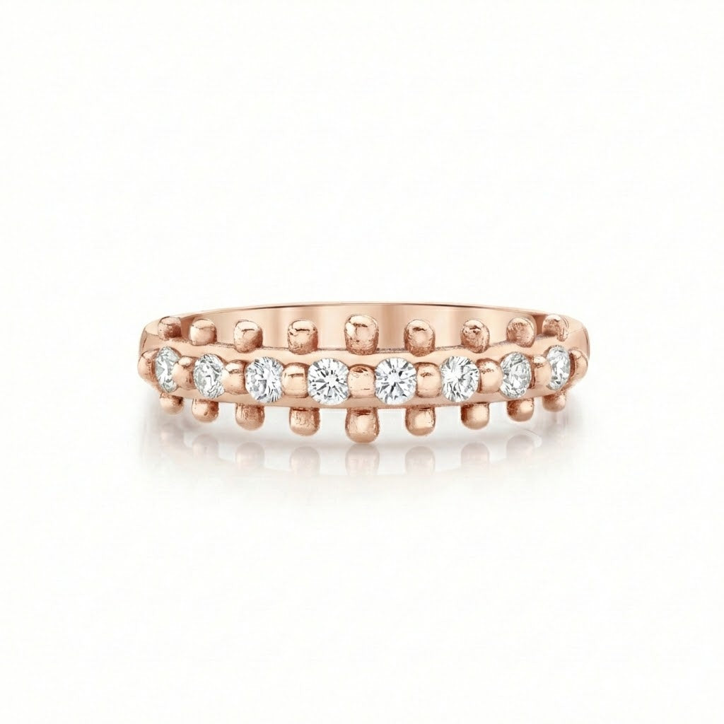 Naida Ring with Diamonds