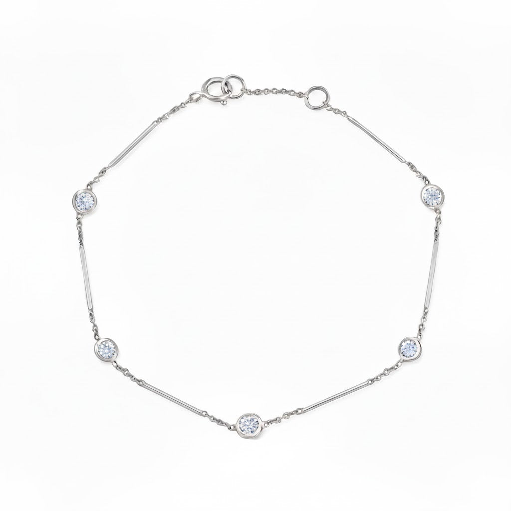 Diamond Bar Bracelet