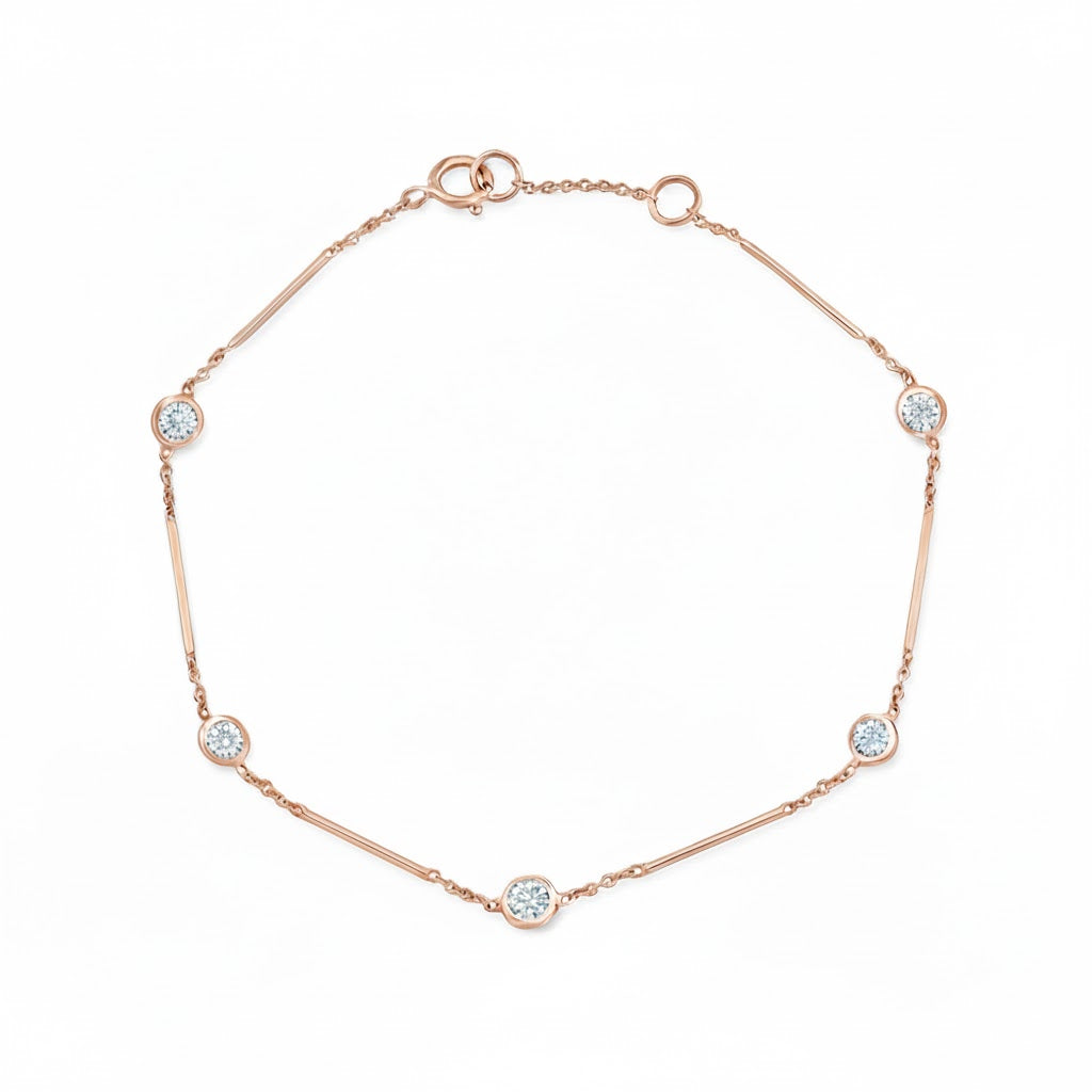 Diamond Bar Bracelet
