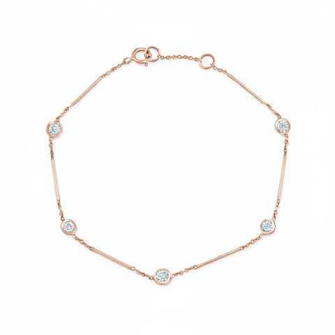 Diamond Bar Bracelet