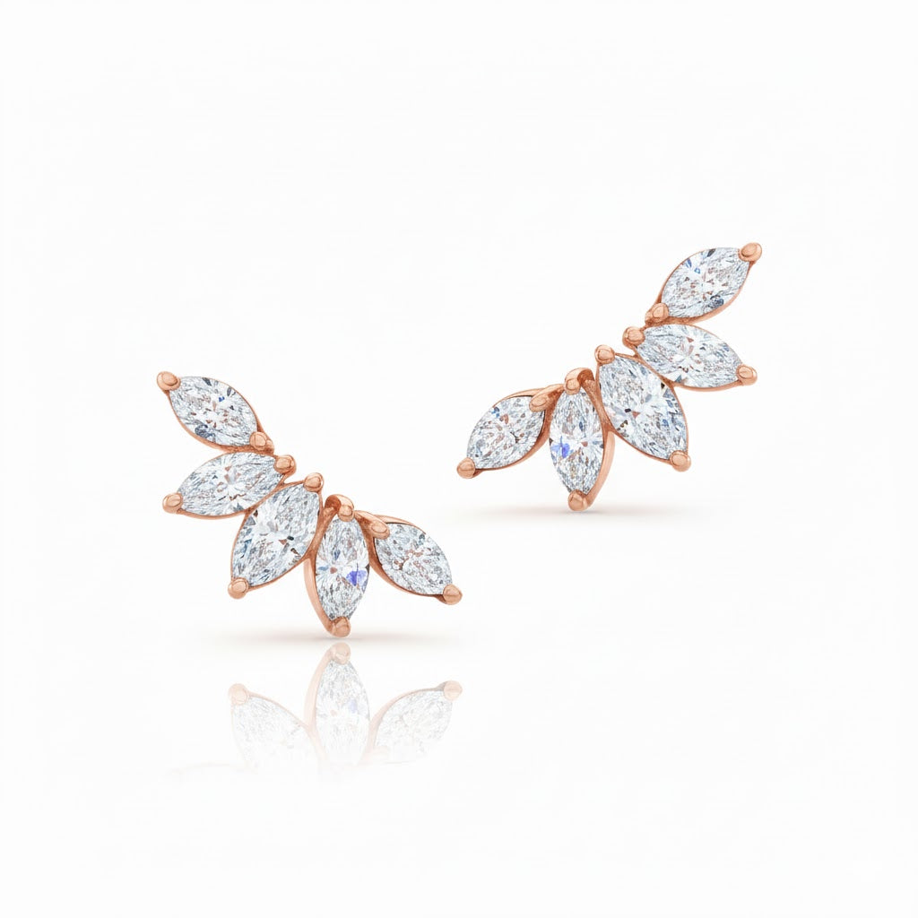 Elodie Diamond Ear Climbers