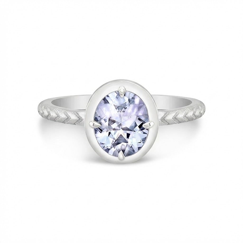 Nyx Ring w/ Lavender Sapphire