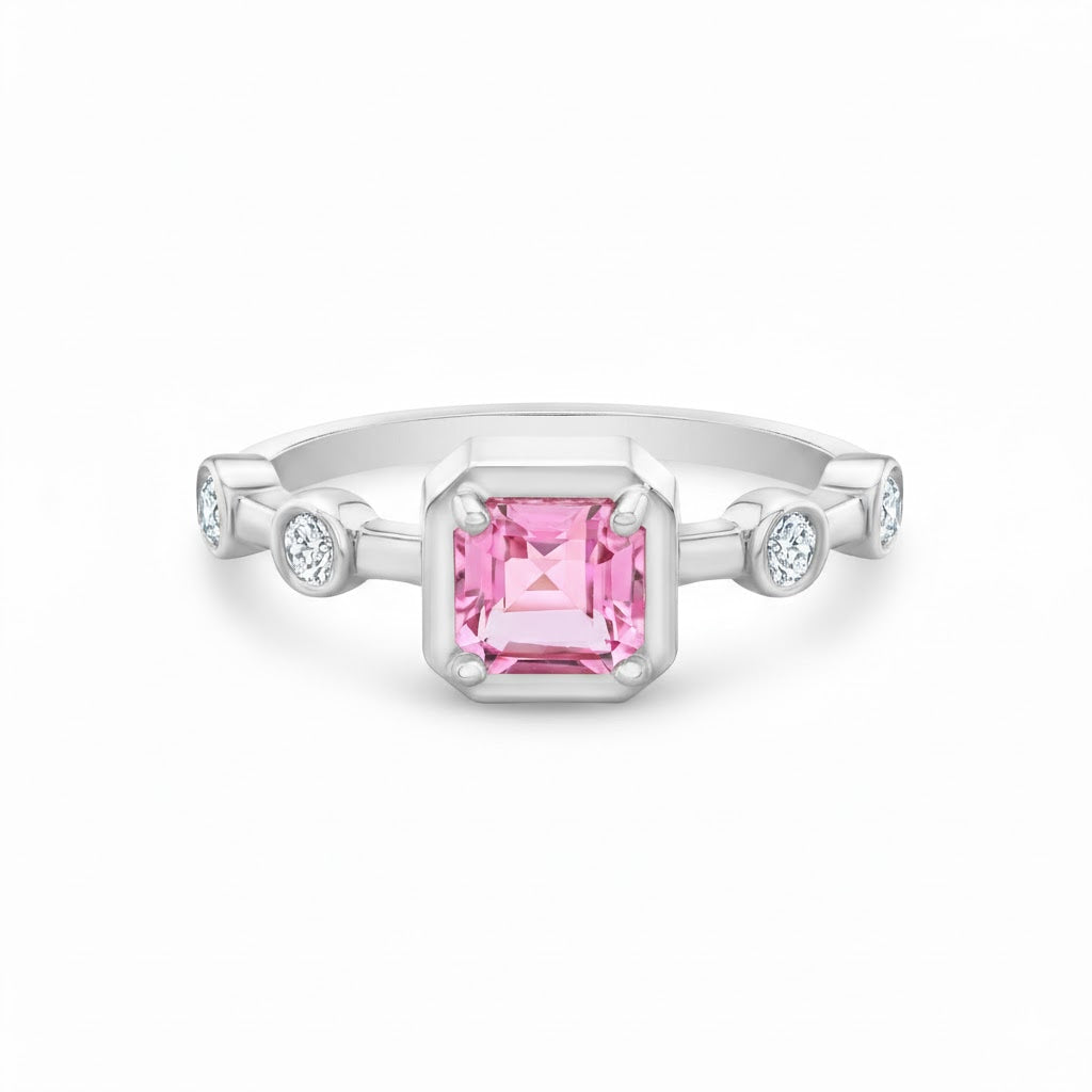 Flora Ring - Pink Sapphire
