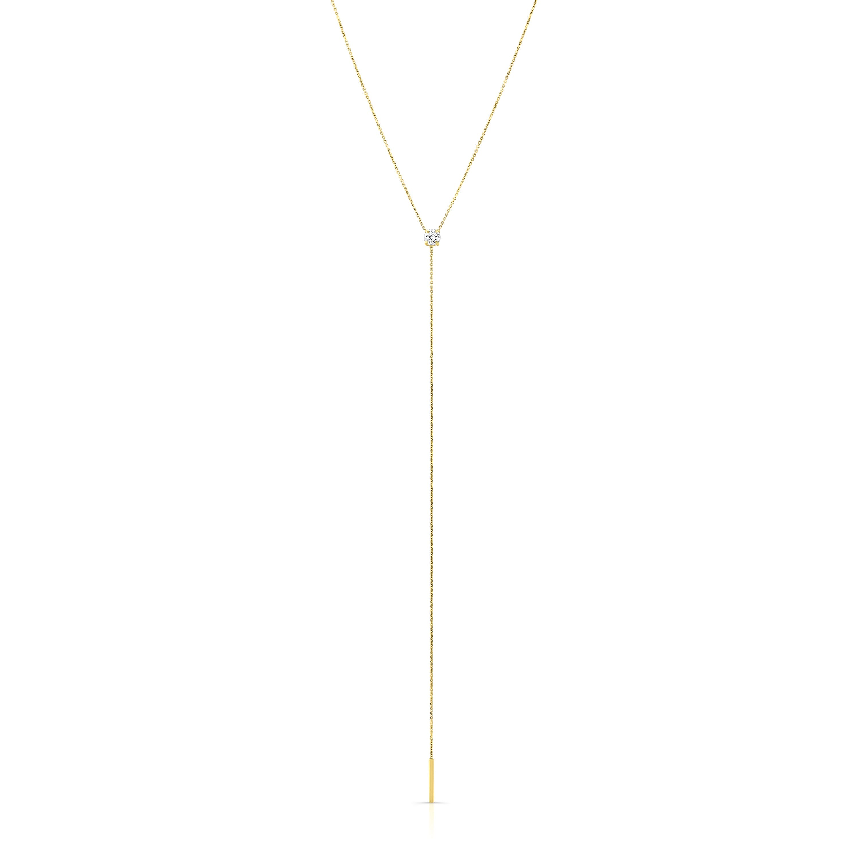 Vera Diamond Lariat Necklace Necklaces Carter Eve Jewelry 