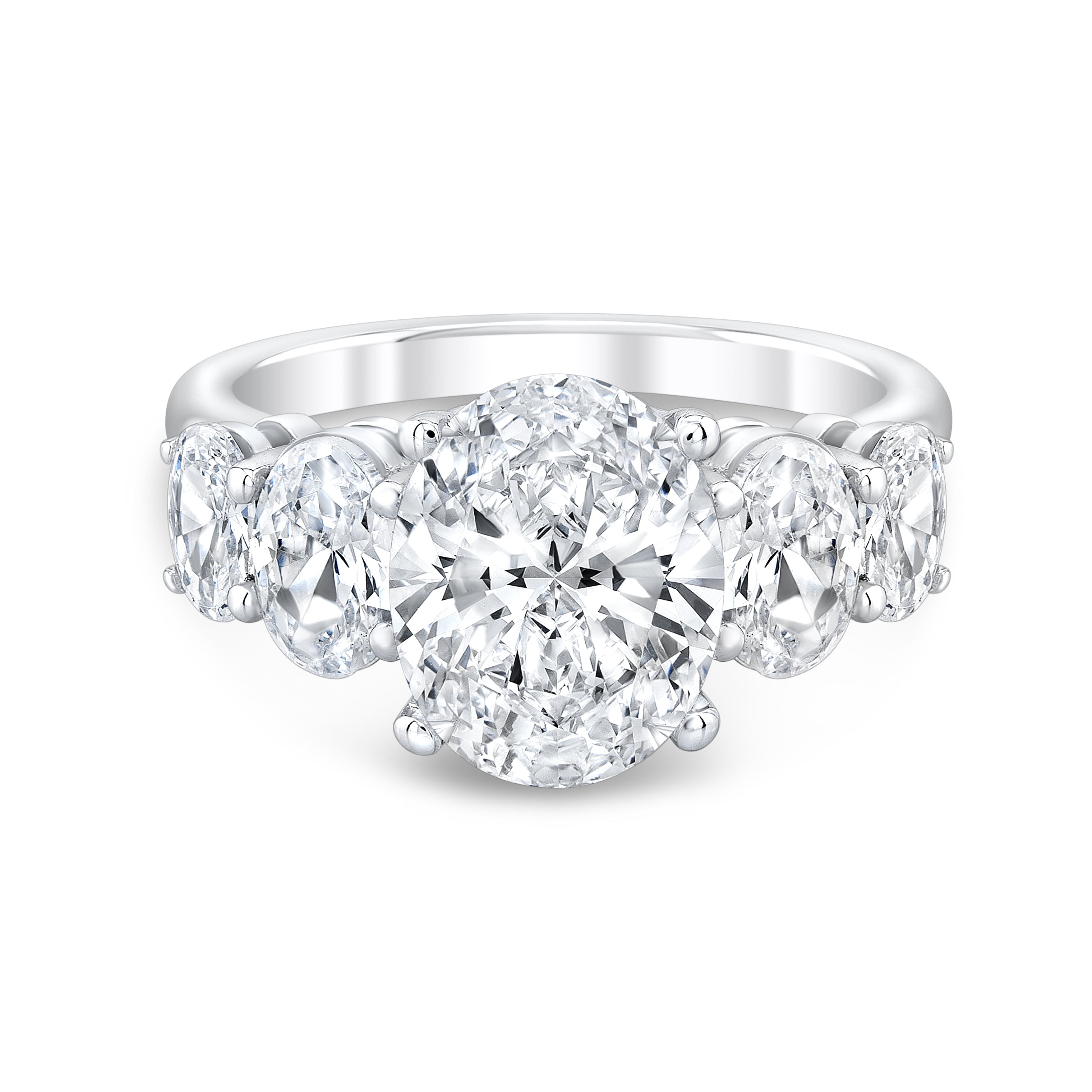 Victoria Five-Stone Engagement Ring bridal Carter Eve Jewelry 