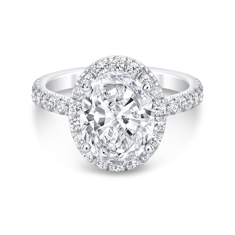 Grayson Halo Cathedral Engagement Ring
