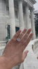 video of woman wearing Oval Diamond Engagement Ring. Shop now with Carter Eve Jewelry.