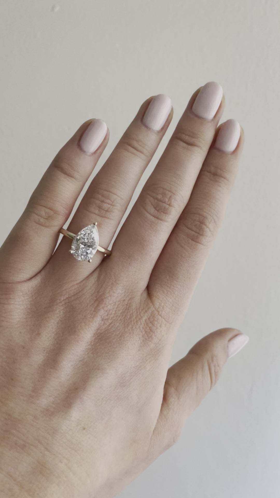 Paloma Solitaire with Solid Band